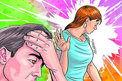 Su mujer lo abandonó.