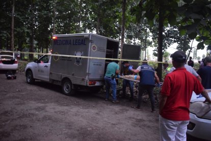 Las víctimas fueron trasladadas a la morgue que Quevedo