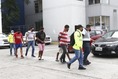 Los sospechosos fueron llevados a la Unidad Judicial de Flagrancia.