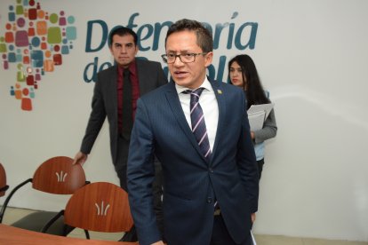 El defensor del Pueblo, Freddy Carrión, estaba internado en una clínica mientras se realizó la audiencia de flagrancia en su contra.