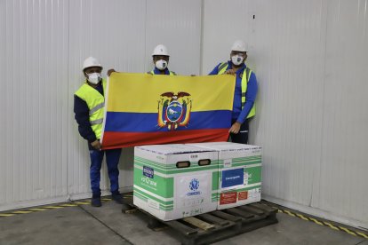 Las vacunas para el fútbol ecuatoriano llegaron de parte de la Conmebol.