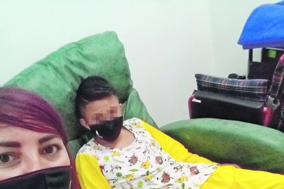 Ana Mercedes y su hijo son muy unidos, la única vez que se separaron fue cuando ella se contagió del virus, en abril de este año.