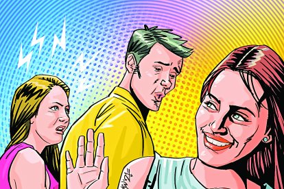 La engañó con su propia hermana.