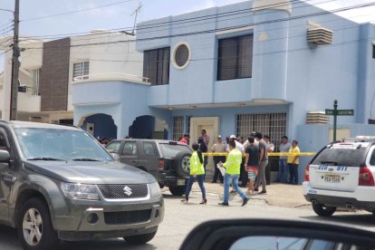 El doble crimen ocurrió en esta vivienda. Las dos mujeres fueron estranguladas.