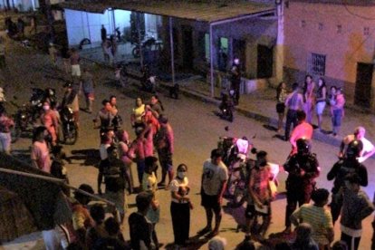 Este hecho se suscitó en las calles Santa Rosa y 12 de Octubre, sector El Tropezón.