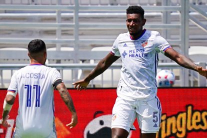 El zaguero Gustavo Vallecilla marcó el gol del triunfo del Cincinnati en la MLS.