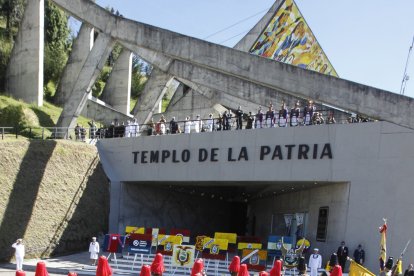 En el Templo de la Patria se recuerda la lucha de los combatientes al mando del mariscal Sucre.