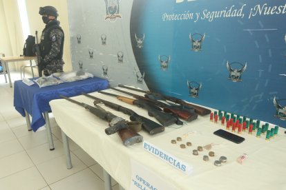 En Palestina, localidad guayasense, se incautó un rifle. Otras 10 armas se hallaron en diferentes ciudades de la provincia.