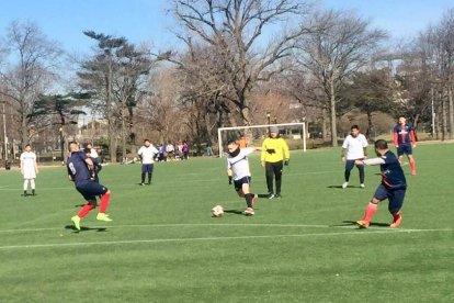 Regresaron los partidos de fútbol de los latinos en Nueva York.