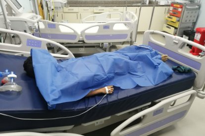 El pequeño fue llevado al hospital, pero no se pudo hacer nada.