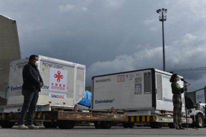 Un lote de 700 mil dosis de vacunas llegaron al país el 29 de mayo de 2021.