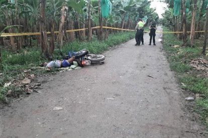 Cuandp iba a una finca fue asesinado un trabajador agrícola.