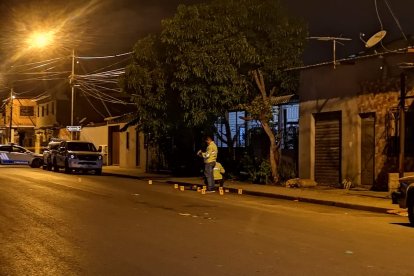 La víctima se movilizaba por esta calle cuando fue baleado.