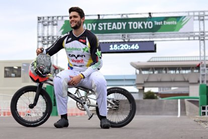 Alfredo Campo ya tuvo un primer contacto con la pista en la que buscará una histórica presea olímpica.