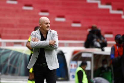 El uruguayo Pablo Repetto es de los técnicos que más tiempo se ha mantenido en el banquillo de Liga de Quito.