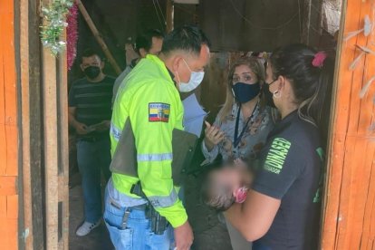 El operativo se ejecutó la tarde de este jueves, en Durán. La menor estaba en una casa, en la cooperativa Una sola Fuerza.