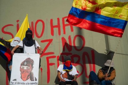 El Comité Juvenil del Paro en el Atlántico rechaza el duelo entre Colombia y Argentina, en suelo cafetero.