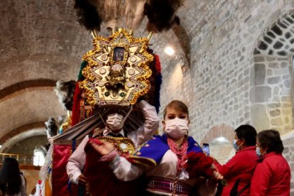 En la ceremonia de la celebración del Corpus Christi, el jueves 3 de junio,  los danzantes ofrecieron su arte.