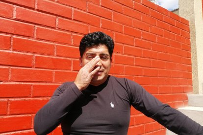 El hombre habló sobre la captura del sospechoso de haber asesinado a sus dos hijos.