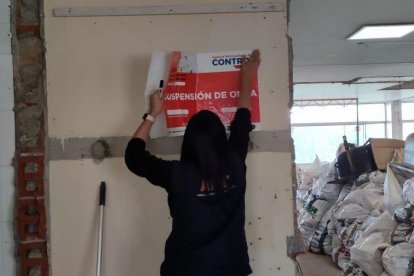 La AMC suspendió la obra por el momento.