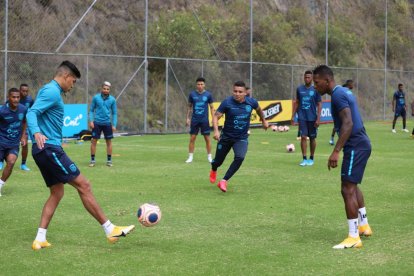 La selección de Ecuador se alista para recibir a Perú.