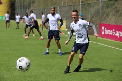 Damián Díaz y Christian Noboa integrantes de la Tricolor.
