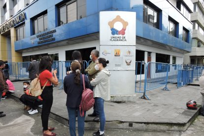 La familia de la víctima acudió a la Unidad de Flagrancia para la audiencia.