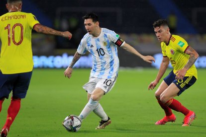 Lionel Messi volvió a mostrar su fútbol, ahora fue ante Colombia.