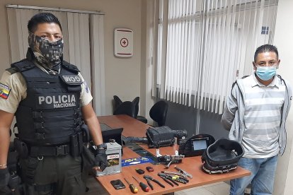 El hombre, de 31 años, tiene historial delictivo.