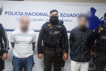 Los sospechosos fueron puestos a órdenes de las autoridades, uno registra antecedentes penales.