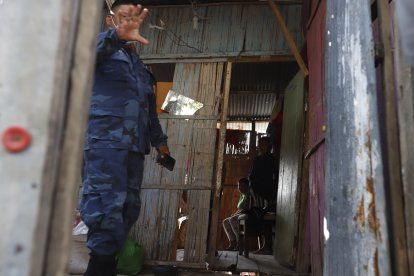 El crimen fue perpetrado en una pequeña casa de caña guadúa, en el cerro San Eduardo.