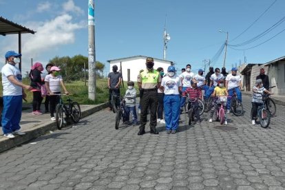 Luego del ciclopaseo hubo un evento en el Parque Argelia Alta