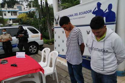 Detuvieron al conductor de la tricimoto y a uno de los presuntos participantes en el robo.