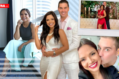 Evelyn compartió un viaje a Colombia con su novio, la semana pasada.