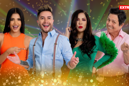 Conny Garcés, Jorge Heredia, Meche Pacheco, Oswaldo Segura, forman parte del elenco del programa digital 'Volvemos con todo'.