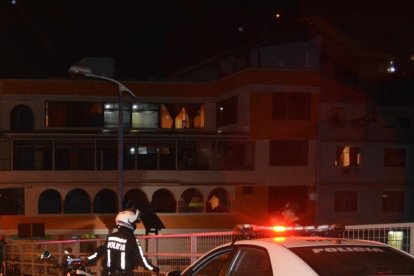 Por el puente San Francisco, en Baños, ocurrió el presunto ataque.