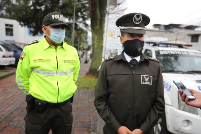 Stalin Chango soñó toda su vida con ser oficial de Policía.