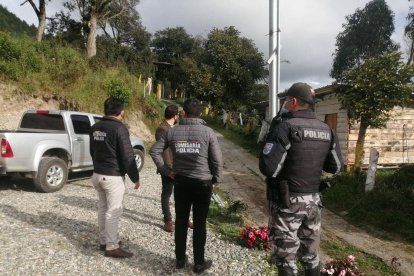 Pese al barrido hecho por la zona, los agentes no pudieron localizar al sospechoso.