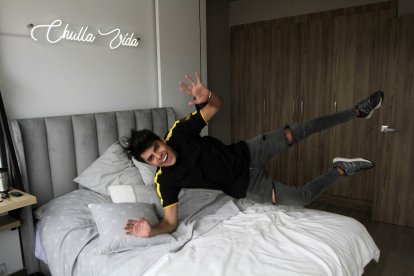 En esta ‘cancha’, Kike Jav dijo que es un buen  delantero. En cada encuentro mete un gol.