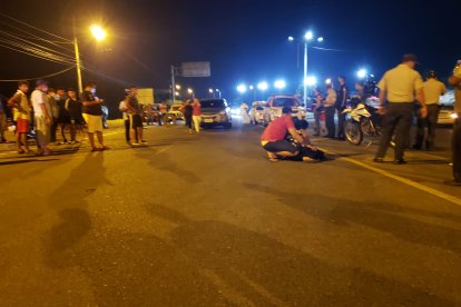 El accidente se produjo en la entrada del cantón Buena Fe.