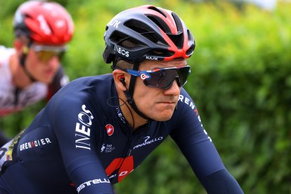 Richard Carapaz se mantuvo en el pelotón principal y cruzó la meta con el mismo tiempo del ganador de la tercera etapa.