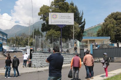 Hasta el viernes, los cuerpos permanecían en la morgue de la Policía en Quito.