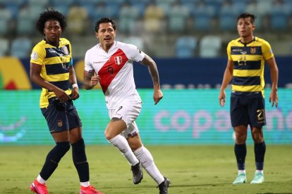 Lapadula fue clave en el empate que Perú alcanzó ante Ecuador, en la fase de grupos de la Copa América.