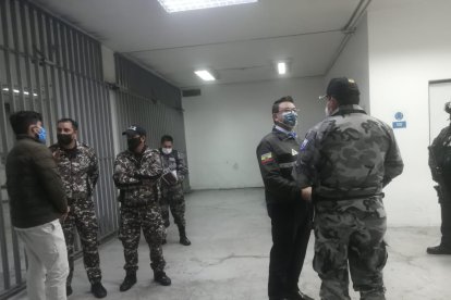 Daniel Salcedo fue aprehendido y llevado a la Unidad Judicial de Flagrancia.