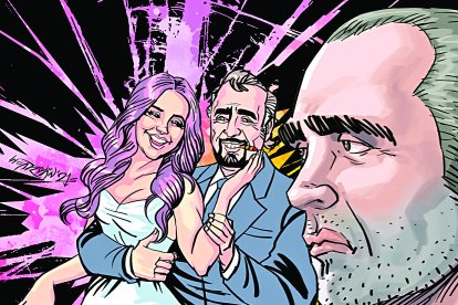 Su mujer lo engaña con un hombre casado.