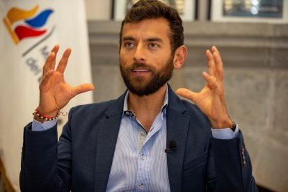 El ministro de Deportes de Ecuador, Sebastián Palacios.