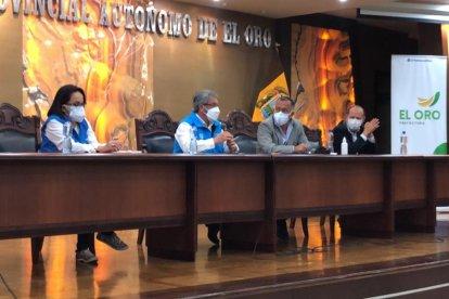Autoridades de Salud y provinciales se reunieron esta mañana.