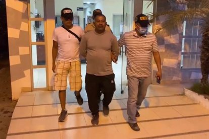 La policía logró ubicarlo en el cantón Rocafuerte y ayer lo trasladaron a Los Ríos.