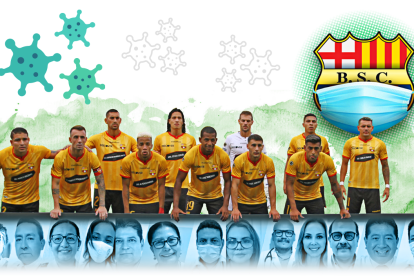 El homenaje a los médicos que han venido luchando en la pandemia del Covid 19.