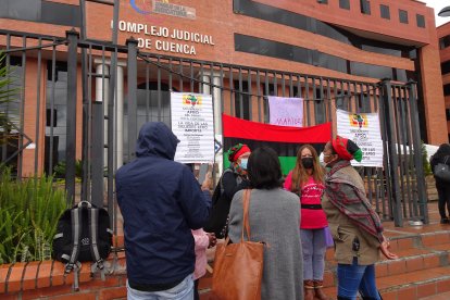 El veredicto fue seguido de cerca por los familiares de la víctima e integrantes del “Movimiento Afro del Azuay”.